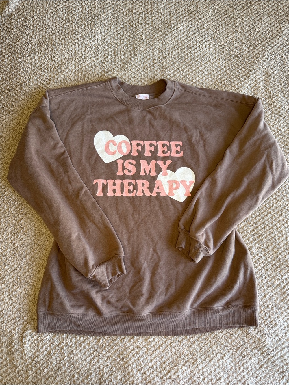 Coffee Is My Therapy Graphic Sweatshirt
